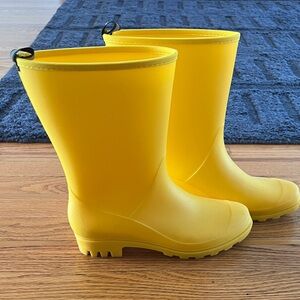 Bright Yellow Rain Boots